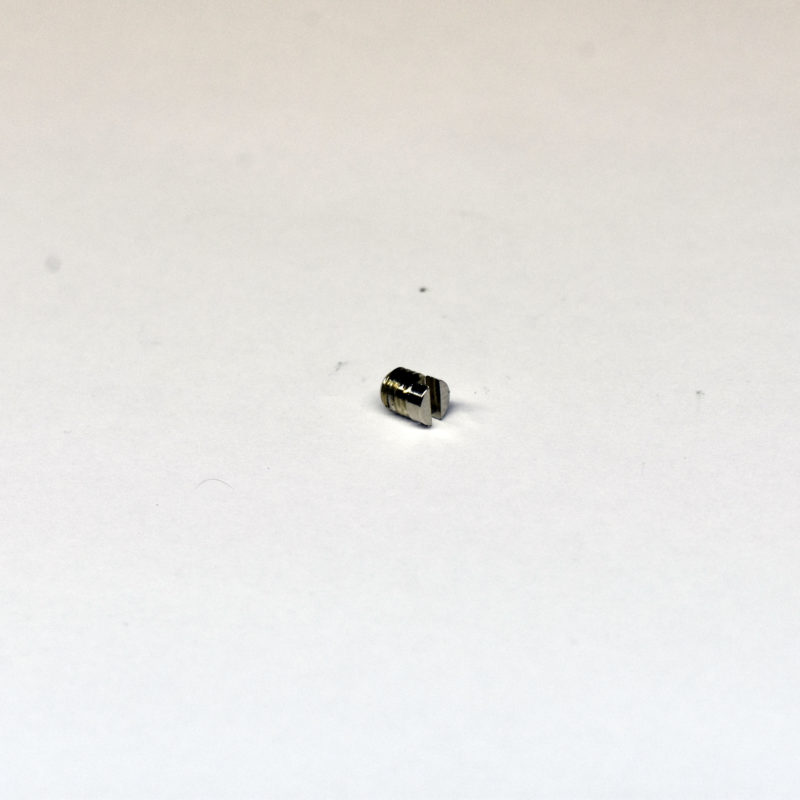 Idle Feed Channel Plug, P-6337 (Chrome)