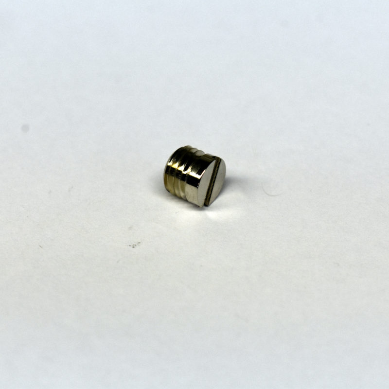 Auxiliary Needle Channel Plug, P-6406 (Chrome)