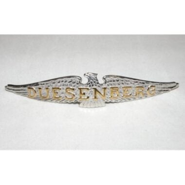 Duesenberg Model J Name Plate